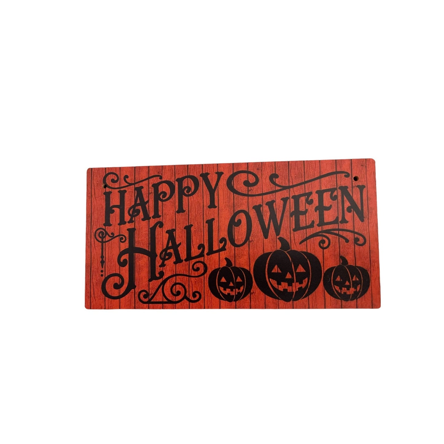 Happy Halloween, Orange, Black, pumpkins,Jack -O- Lantern, Wreath signs for Halloween, Wreath sign Horror, Wood Wreath signs